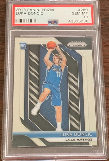 2018 Panini Prizm Luka Doncic #280 PSA 10 Gem Mint