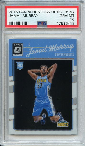 Jamal Murray Optic Rookie PSA 10 NEP