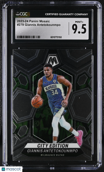 2023-24 Panini Mosaic Giannis Antetokounmpo #279 CGC 9.5