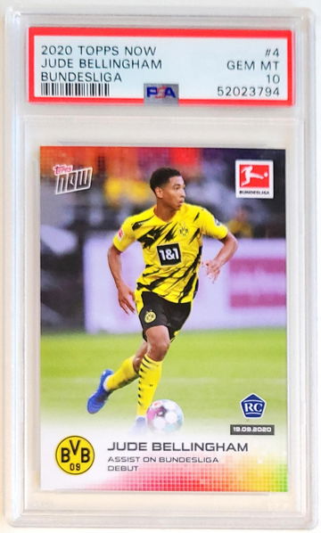 Jude Bellingham Topps Now Bundesliga Card #4 PSA 10