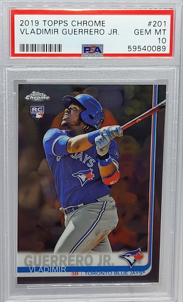 2019 Topps Chrome #201 Vladimir Guerrero Jr  RC PSA 10 Gem Mint 