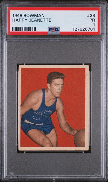 1948 Bowman Buddy Jeanette #38 PSA 1