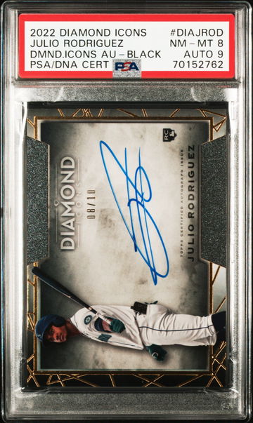 2022 Diamond Icons Julio Rodriguez Diamond Icons Auto Black