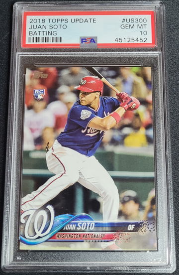 2018 Topps Update Juan Soto PSA 10