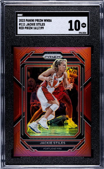 2023 Prizm #111 Jackie Stiles /199 SGC 10