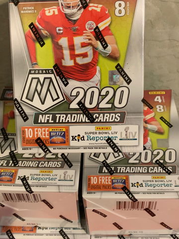2020 Mosaic football blaster box lot (7 box lot)