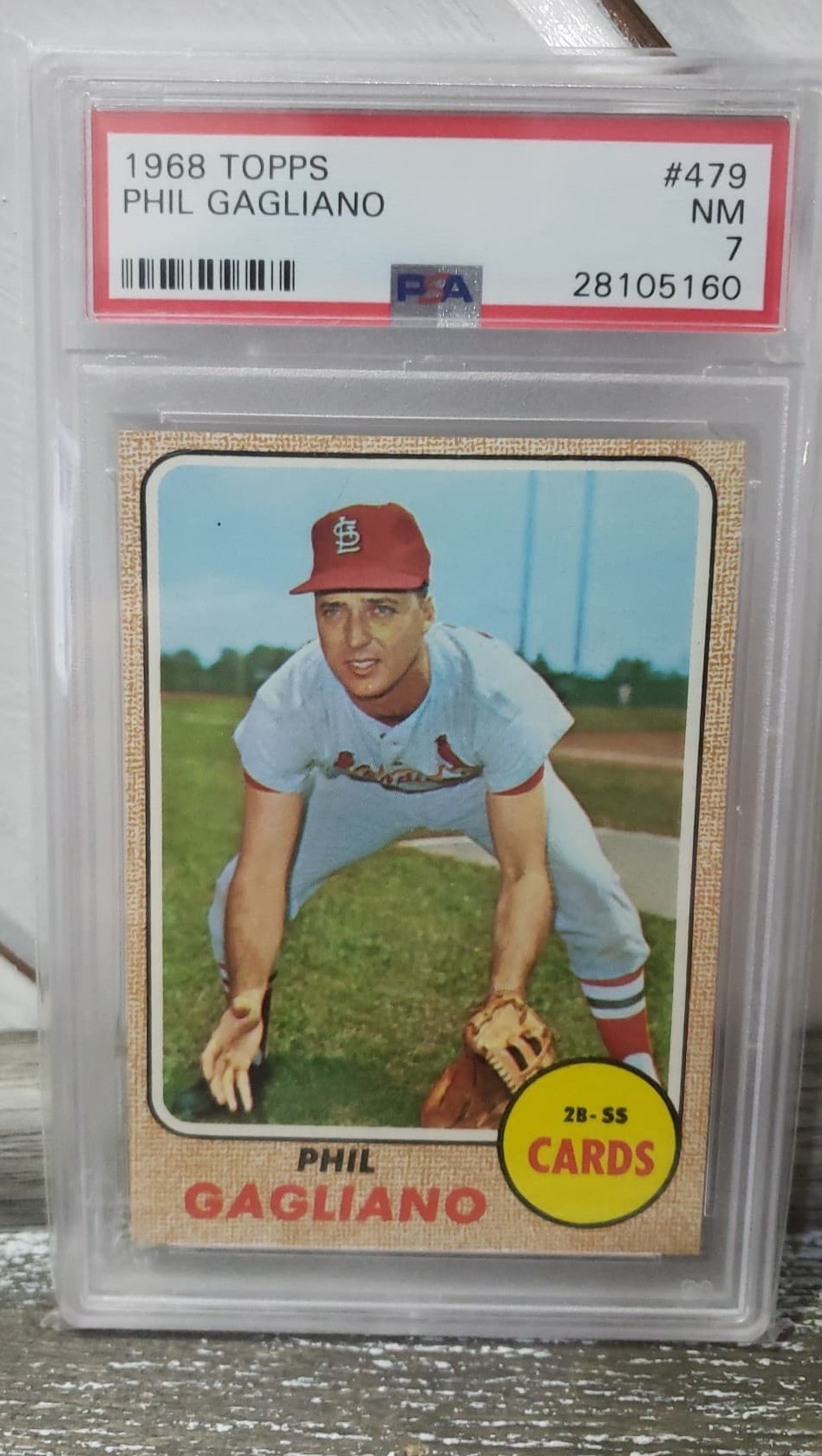 1968 Topps Gagliano PsA 7