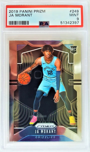 2019 Prizm Ja Morant RC PSA 9 Mint