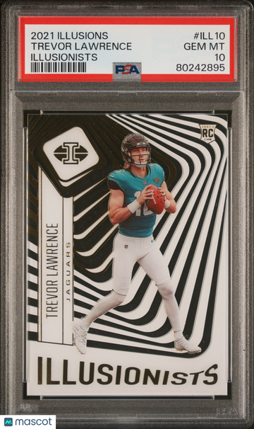 2021 Panini Illusions Illusionists Trevor Lawrence #ILL10 Rookie PSA 10
