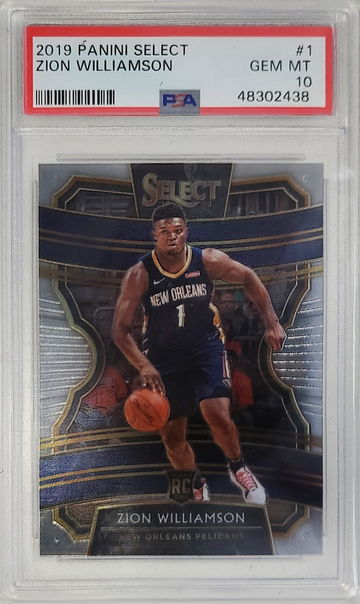 Zion Williamson Select PSA 10 