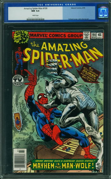 AMAZING SPIDER-MAN #190, CGC 9.4 NM