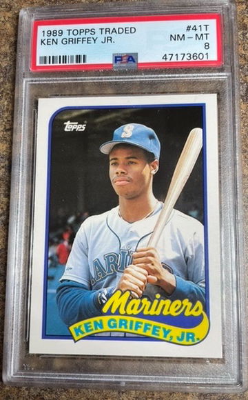 Ken Griffey jr 1989 Topps Traded RC 