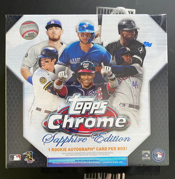 2020 Topps Chrome Sapphire Edition Baseball Box