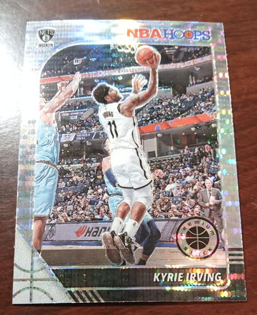Kyrie Irving NBA hoops silver "disco" parallel