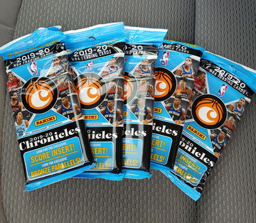 Your 2019-20 NBA Chronicles 5 Fat Packs sold for $65.