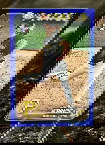 2024 Topps Update Royal Blue JARED JONES RC US95 Rookie Debut Pittsburgh Pirates