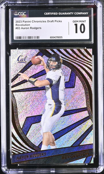 2023 PANINI AARON RODGERS #83 CGC 10