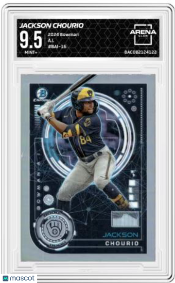 2024 Bowman Jackson Chourio #BAI-16 AI Arena Club 9.5
