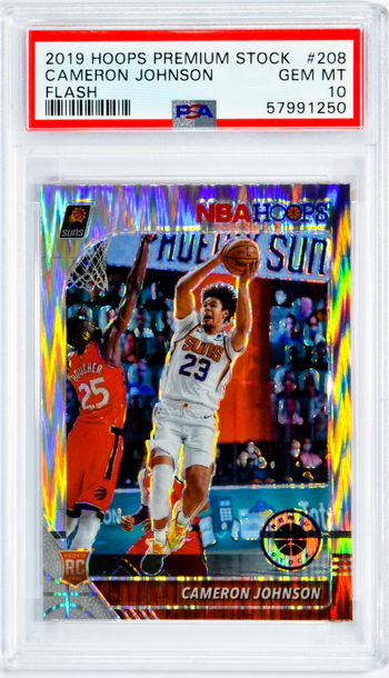 2019 Cameron Johnson Hoops Premium Stock Flash #208 PSA 10