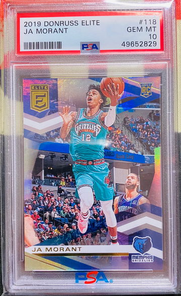 2019 Panini Donruss Elite Ja Morant /299 PSA 10