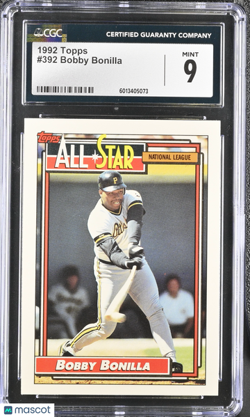 1992 Topps Bobby Bonilla #392 CGC 9