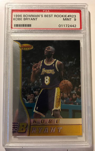 Kobe Bryant 1996 Bowman's Best Rookie #R23 PSA 9 MINT 