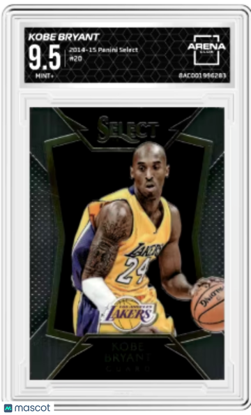 2014-15 Panini Select Kobe Bryant #20 Arena Club 9.5