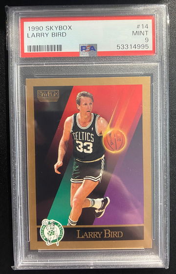 1990 Skybox #14 Larry Bird PSA 9