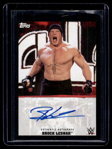 2016 Topps WWE Brock Lesnar #NNO Auto /99