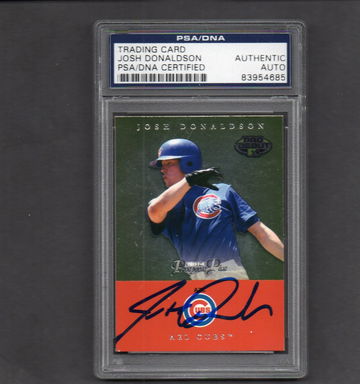 Josh Donaldson Signed Autographed 2007 Tristar Prospect Plus #59 PSA DNA COA RC