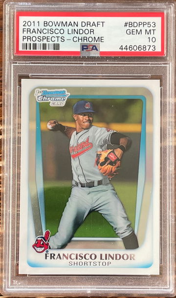 2011 Bowman Draft Chrome Francisco Lindor 