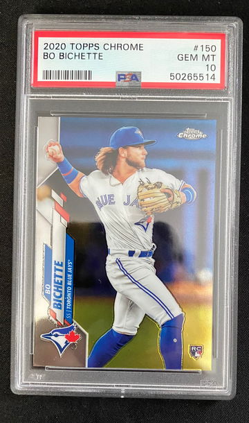 2020 Topps Chrome 150 Bo Bichette PSA 10
