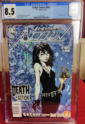 Action Comics #894 - CGC 8.5 - Rare Newsstand Edition - Death Appearance 