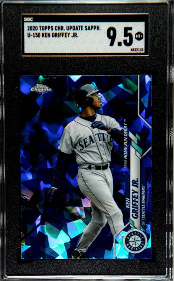 2020 Topps Chrome Update Sapphire Ken Griffey Jr SGC 9.5