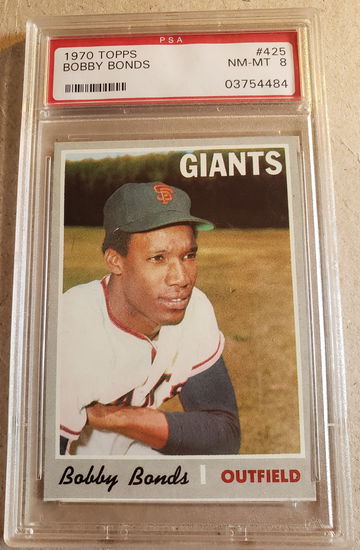 1970 Topps Bobby Bonds PSA 8 NM-MT