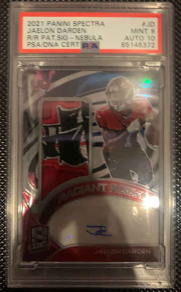 2021 Panini Spectra Jaelon Darden RPA Nebula /2