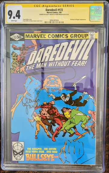 Daredevil #172 CGC 9.4 Signature Series