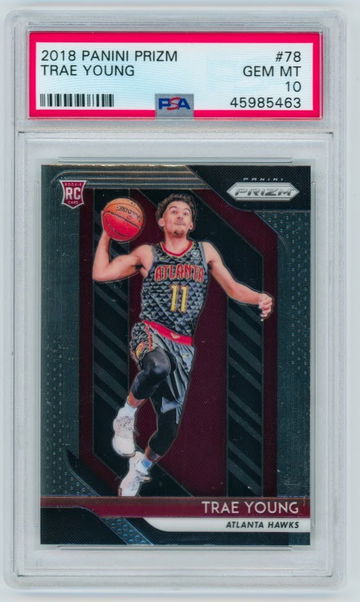 2018-19 Panini Prizm Trae Young PSA 10