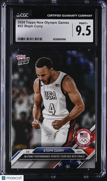2024 Topps Now Olympic Games #22 CGC 9.5
