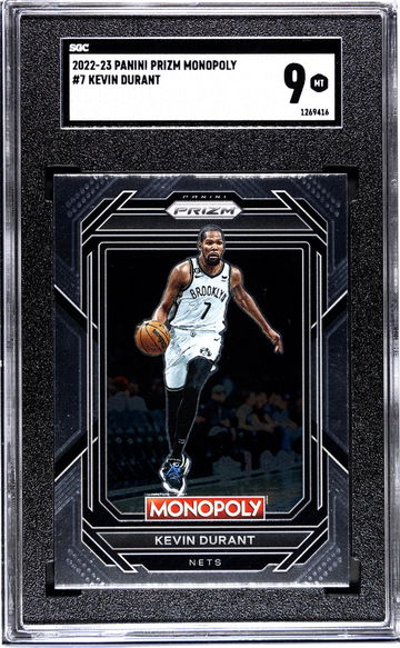 2022-23 Panini Prizm Monopoly #7 Kevin Durant SGC 9