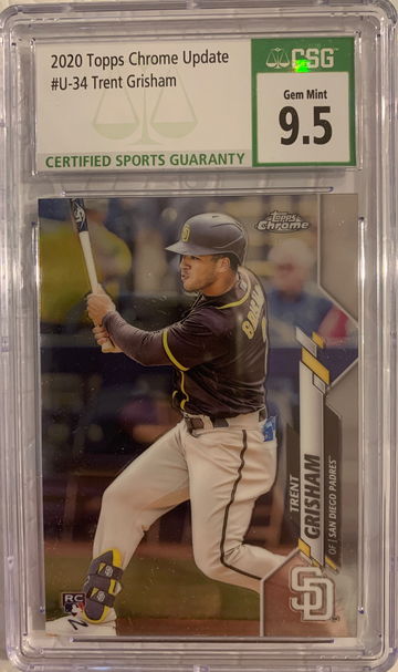 2020 Topps Chrome Update Trent Grisham San Diego Padres 