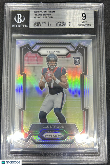 2023 Panini Prizm CJ Stroud #339 BGS 9