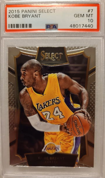 2015 Panini Select Kobe Bryant PSA 10