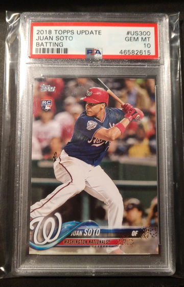 2018 Topps Update Juan Soto PSA 10 #US300