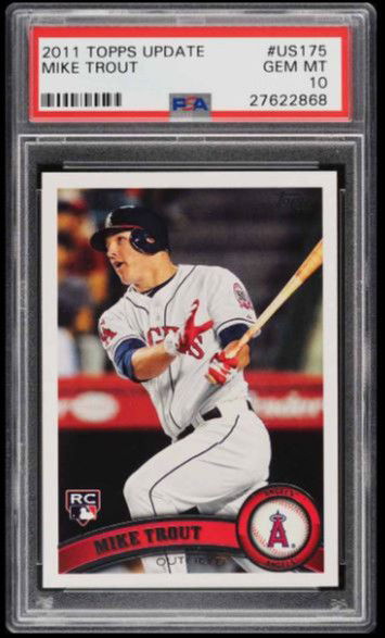 2011 Topps Update Mike Trout US175 PSA 10 - FLAWLESS!