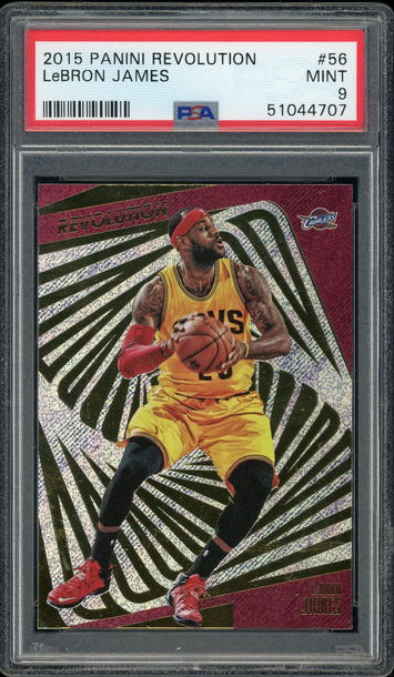LeBron James 2015-16 Panini Revolution PSA 9 MINT Cavs Lakers!!