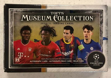 2020/21 TOPPS UEFA CHAMPIONS LEAGUE MUSEUM COLECTION SOCCER HOBBY BOX - SUPORT YOUR LCS!