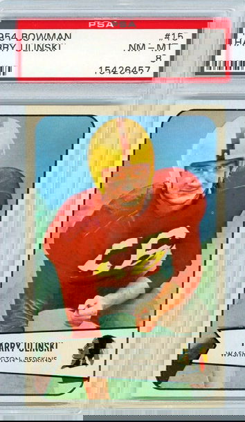 1954 Bowman Harry Ulinski #15 PSA 8 P1328