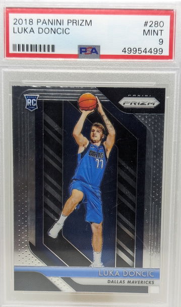 2018 Panini Prizm Luka Doncic #280 PSA 9 Rookie RC