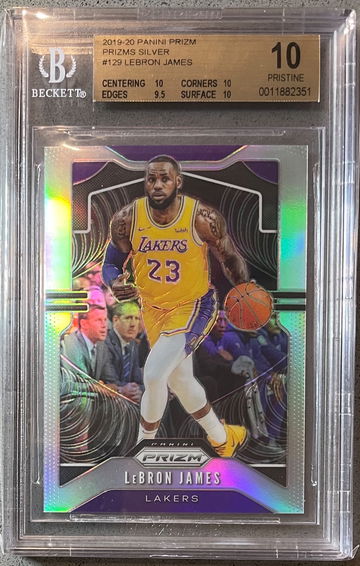 2019-20 Prizm Silver Lebron James BGS 10